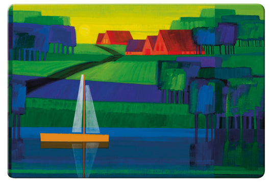 Tischset „Auf klarem Wasser, 2016“