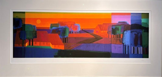 Siebdruck „Die Getreidefelder, 2010“